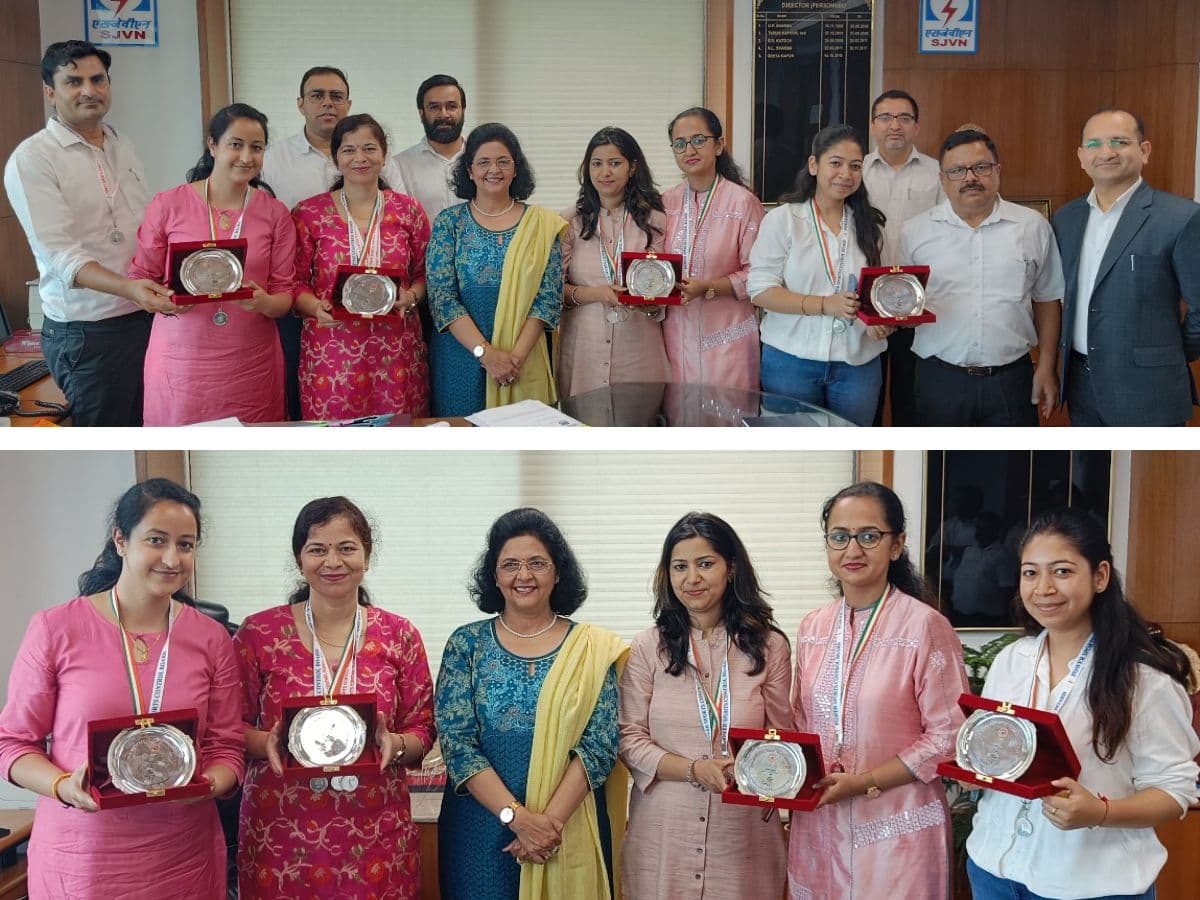 SJVN Team participated in 25th Inter CPSU Table Tennis tournament