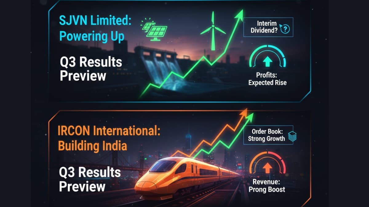 SJVN and IRCON Q3 Results Preview: Dividends, Profits, and Investor Outlook