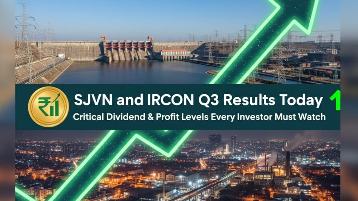 SJVN and IRCON Q3 Results Today: Critical Dividend & Profit Levels Every Investor Must Watch