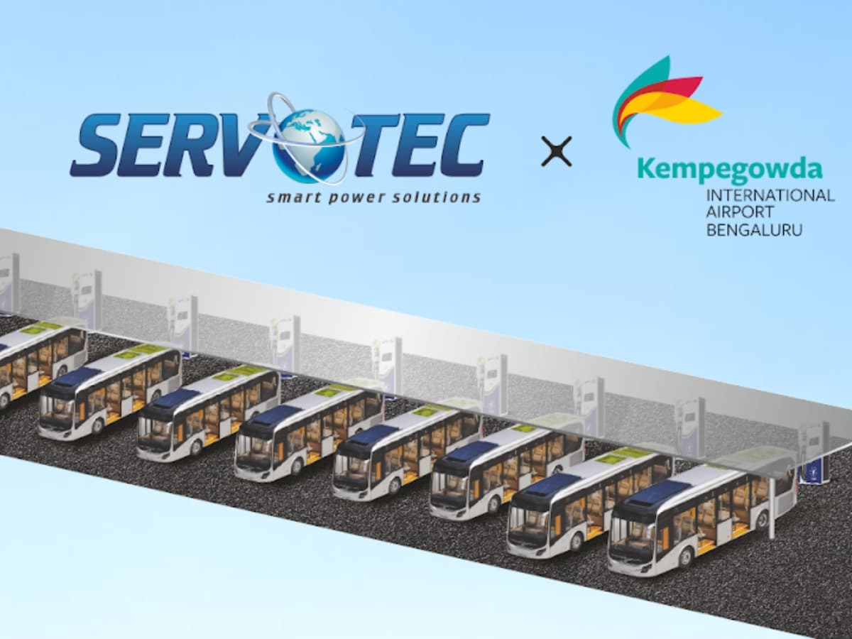 Servotech to Install Indias Largest Airside EV Charging Hub at Bengaluru Airport