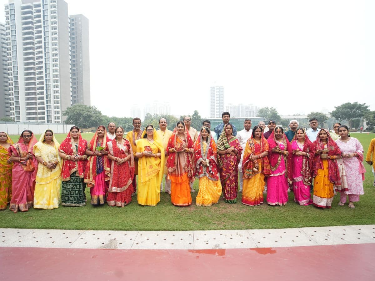 Sobha City 108 Gurugram Celebrates an Eco-Friendly Chhath Puja