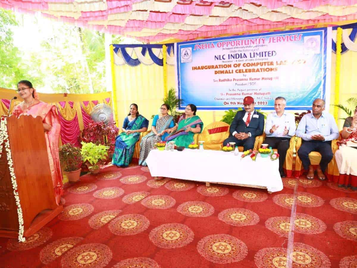 Soft Skill facilities by NLCIL for differently abled students of Sneha Opportunity School, Neyveli