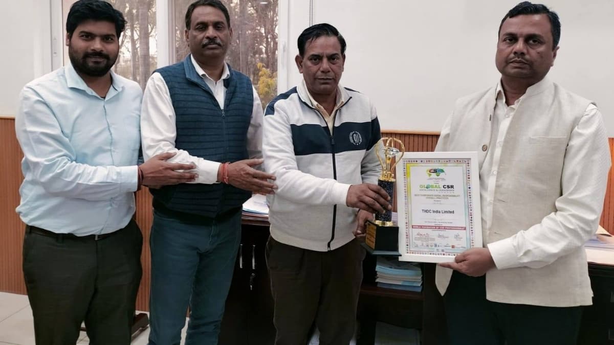 THDC India Wins Global CSR Excellence & Leadership Award 2026 for Best CSR Practices