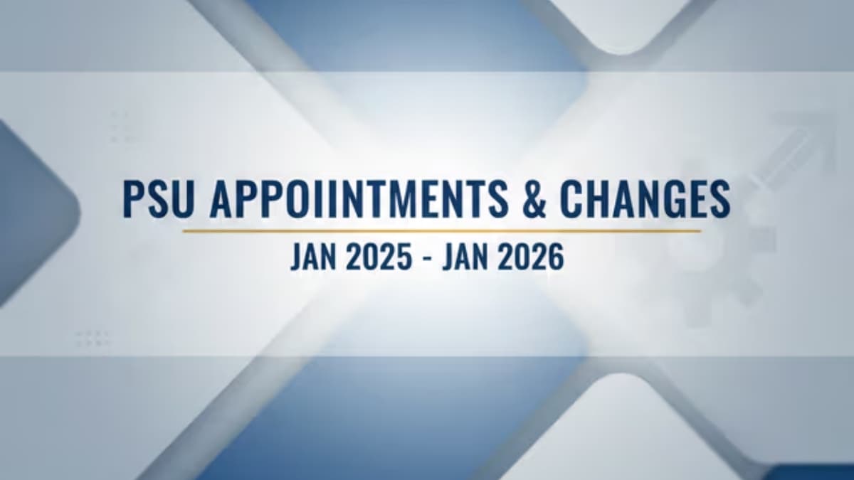 Tracking India's PSU Leadership: All Appointments & Changes from 2025 to 2026