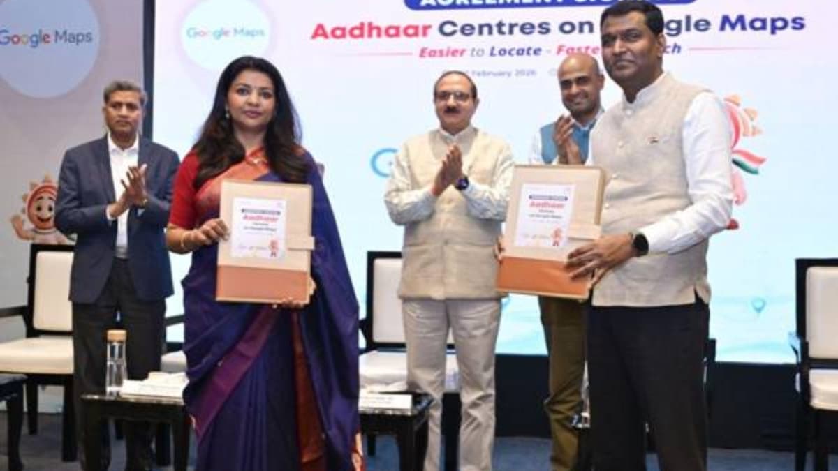 UIDAI partnered with Google for displaying authorised Aadhaar Centres on Google Maps
