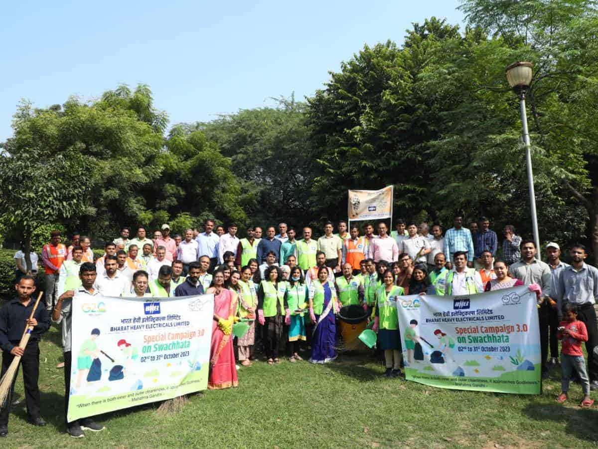More than 50 BHEL employees teams up for 'Swachhata' Special Campaign