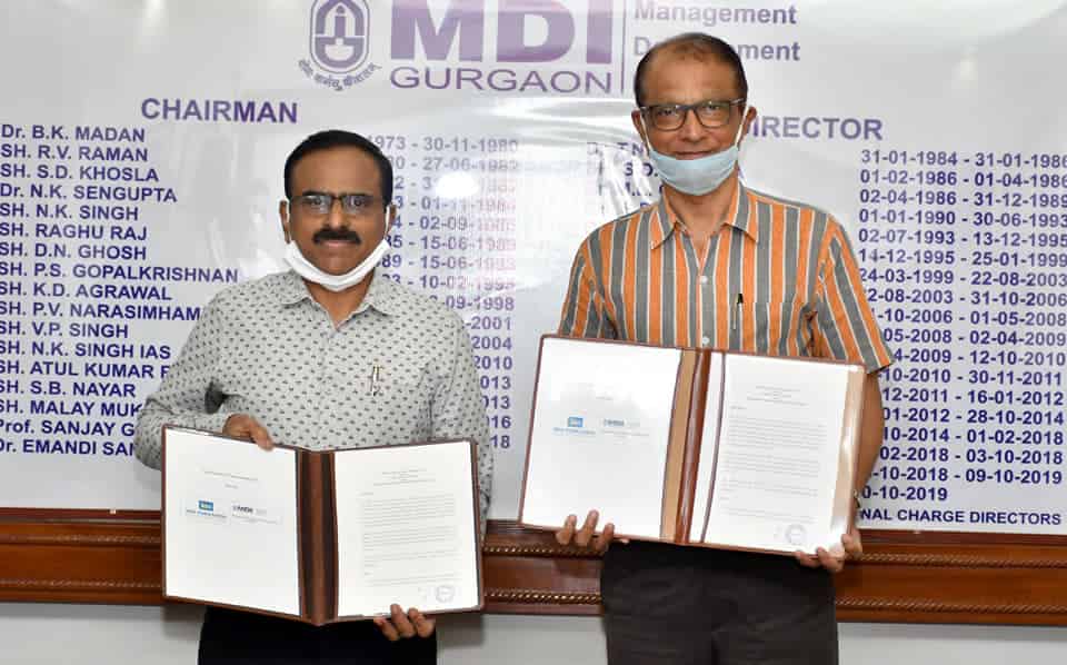 Indian Aviation Academy signed an MoU with Management Development Institute