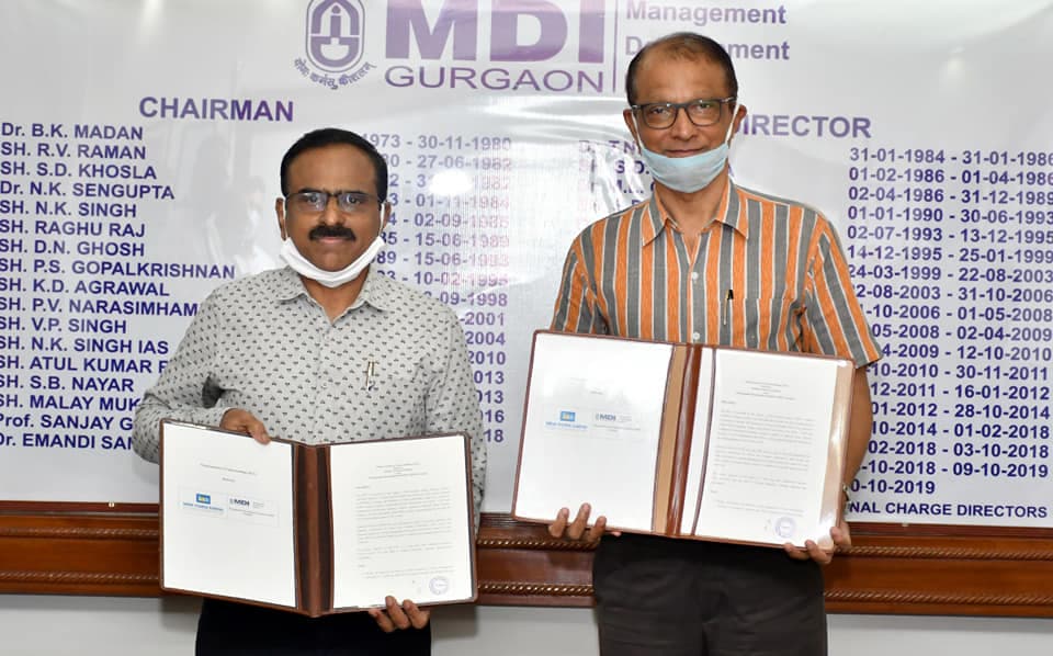 Indian Aviation Academy signed an MoU with Management Development Institute