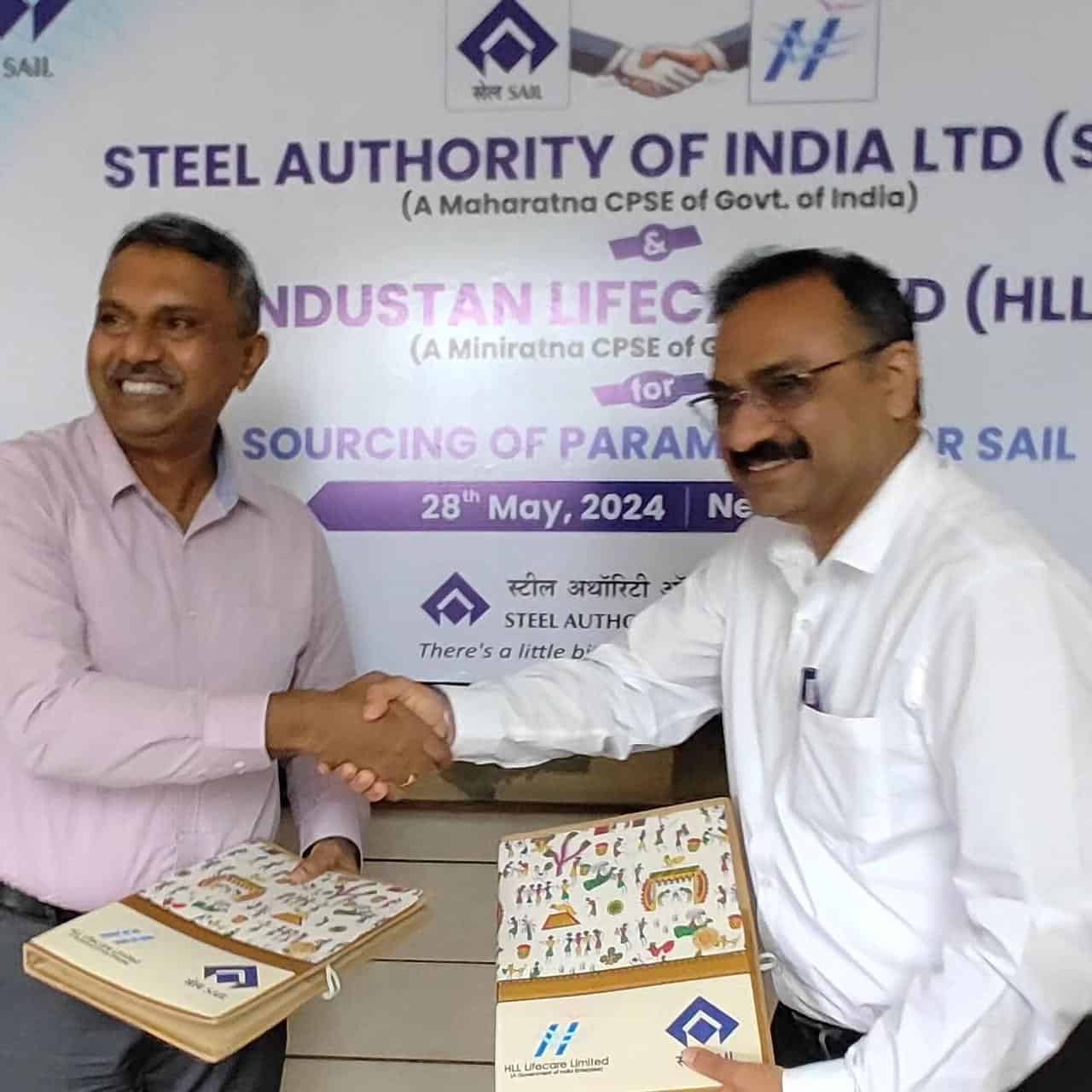 SAIL and Hindustan Lifecare signed mou for improvement in Medical & Health Services area