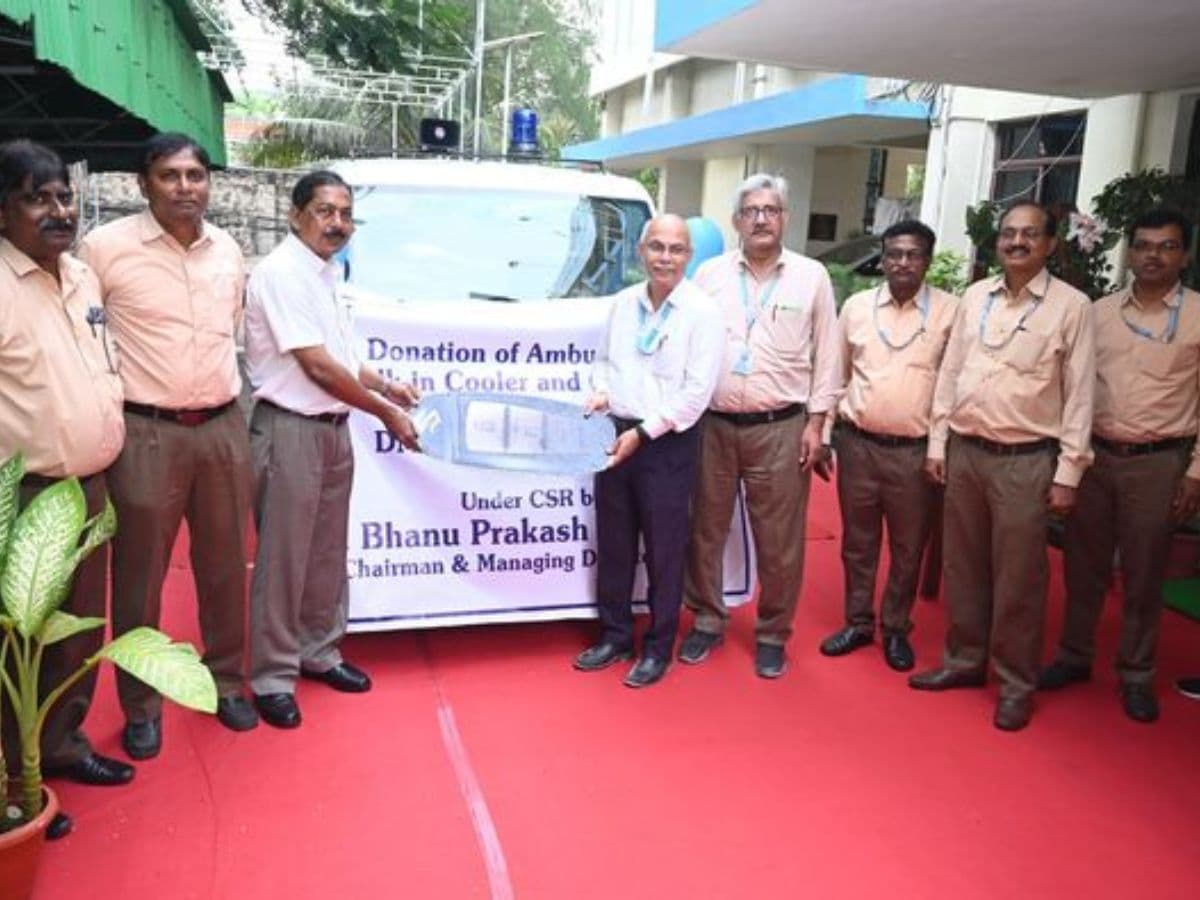 BEL CSR: Hands over ambulance, walk-in cooler and generator
