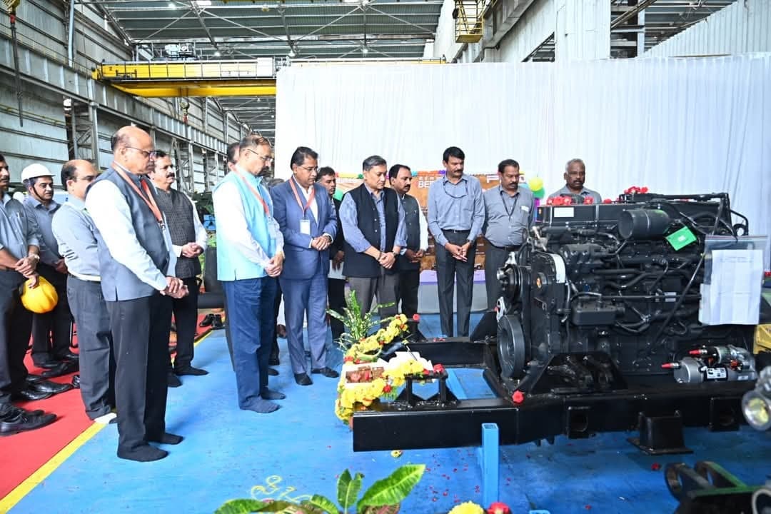 BEML shares rises amid PSU commences Assembly of Indigenously Built LAMV, KGF Facility