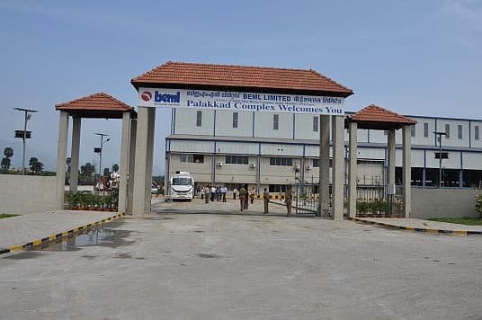 The main office of Bharat Earth Movers Limited in Bangalore, Karnataka