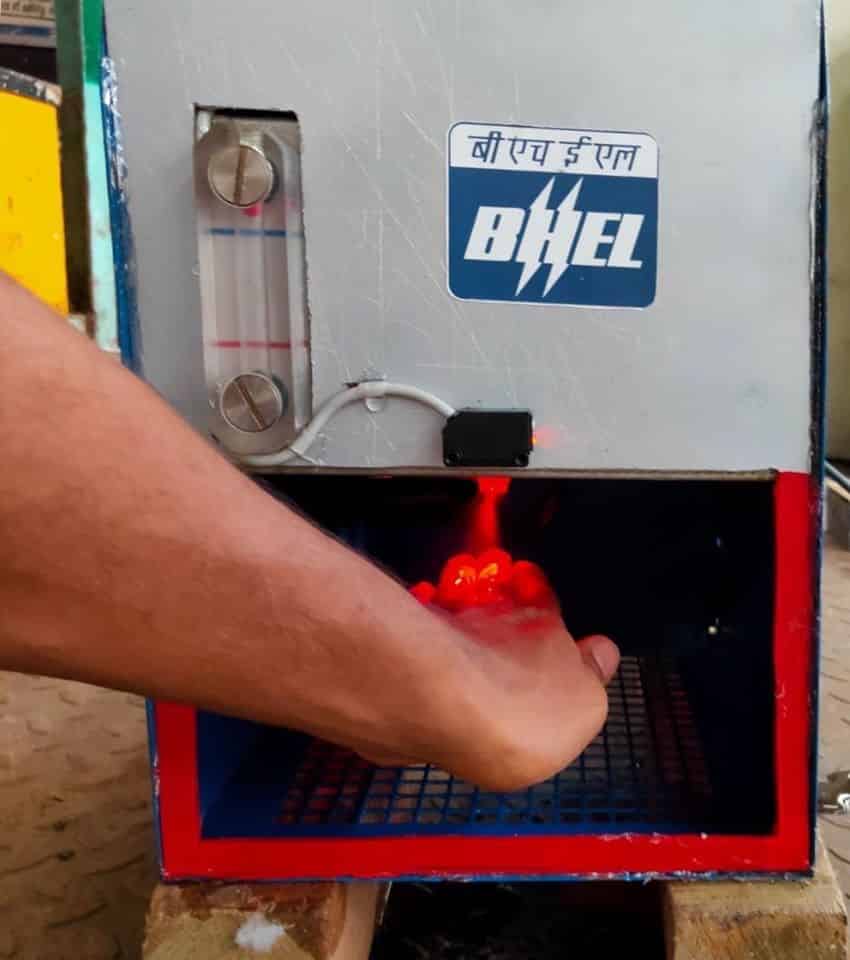 BHEL develops portable battery operated automatic hand sanitiser