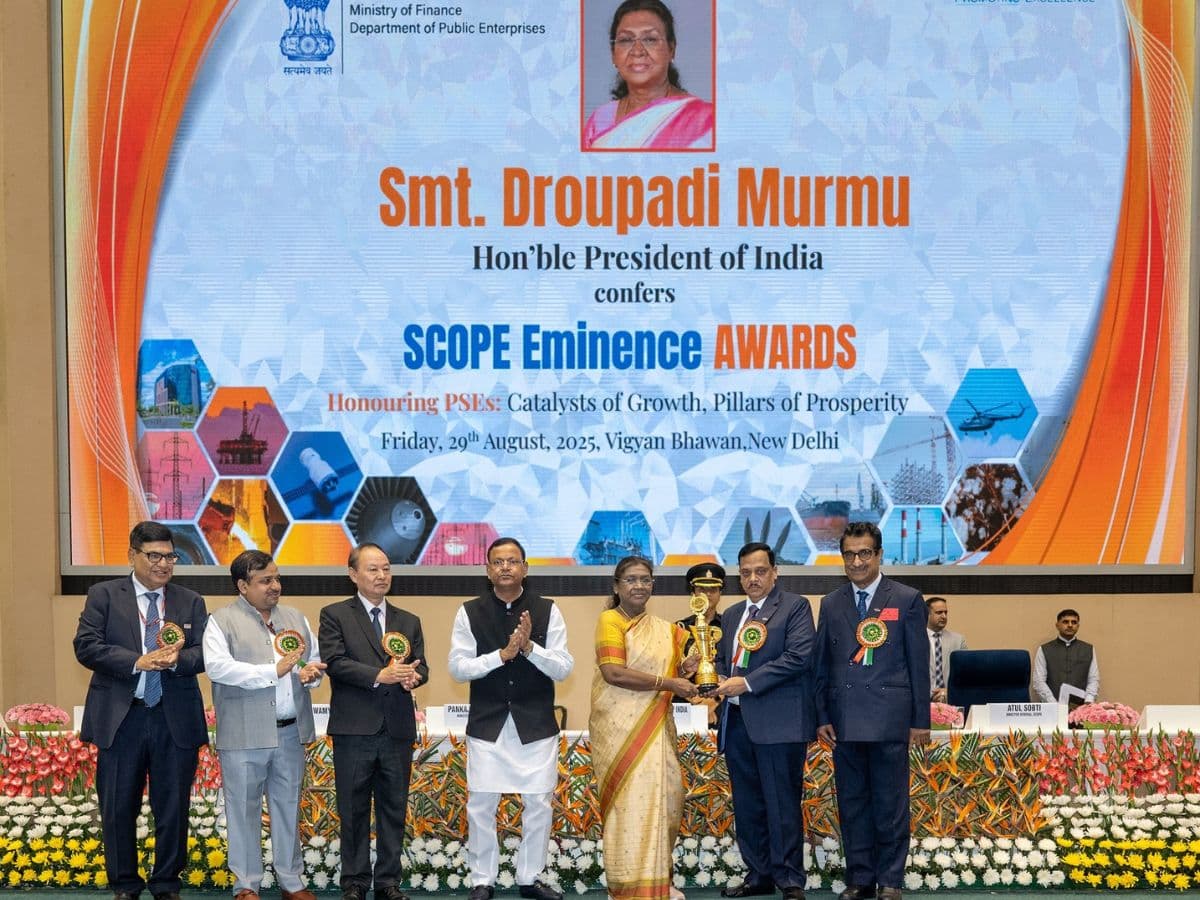 BHEL wins SCOPE Eminence Awards in R&D, Technology Development & Innovation Category