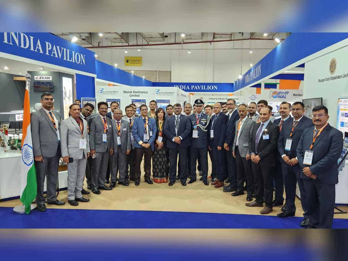CMD, BDL, & VM, Defence Attaché, inaugurates India Pavilion at EDEX2023 Cairo