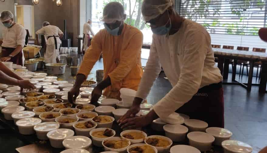 CIL distributes free food to the underprivileged