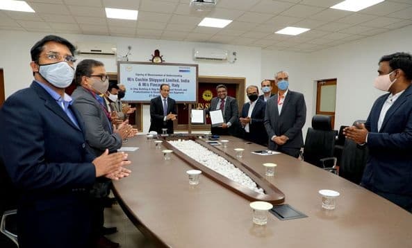 Cochin Shipyard Limited signs MoU with Fincantieri Italy