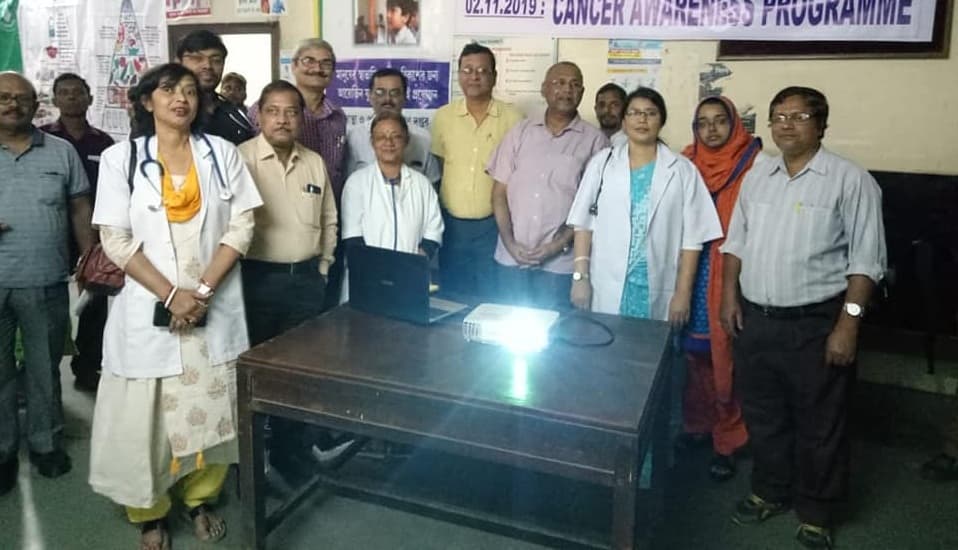 World Diabetes Day celebration at Medical OPD at Central Hospital Kalla