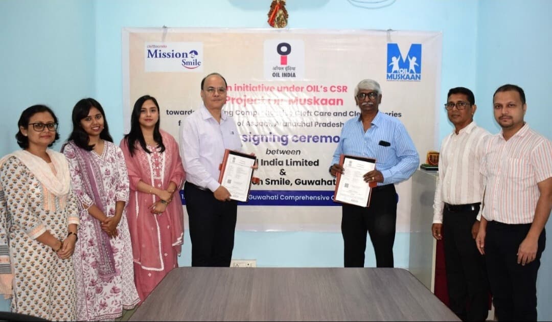 OIL signs MoU with Mission Smile in Three North Eastern States