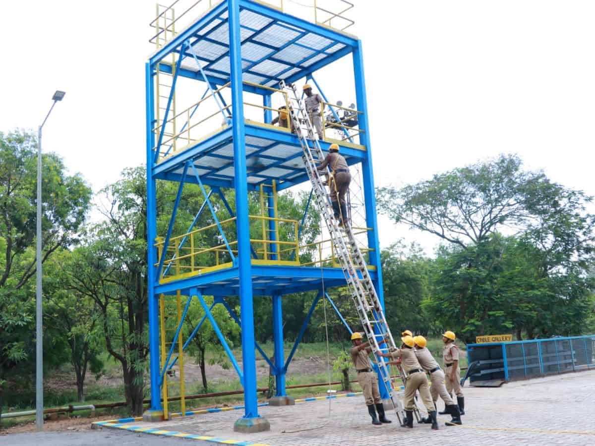Fire Demo Tactical Ground developed at Thermal Power Station-II of NLCIL