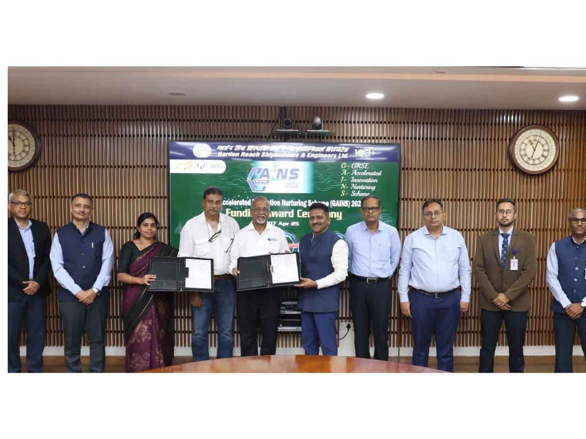 GRSE Champions Innovation: GAINS 2024 Winners Receive Prestigious Funding Awards