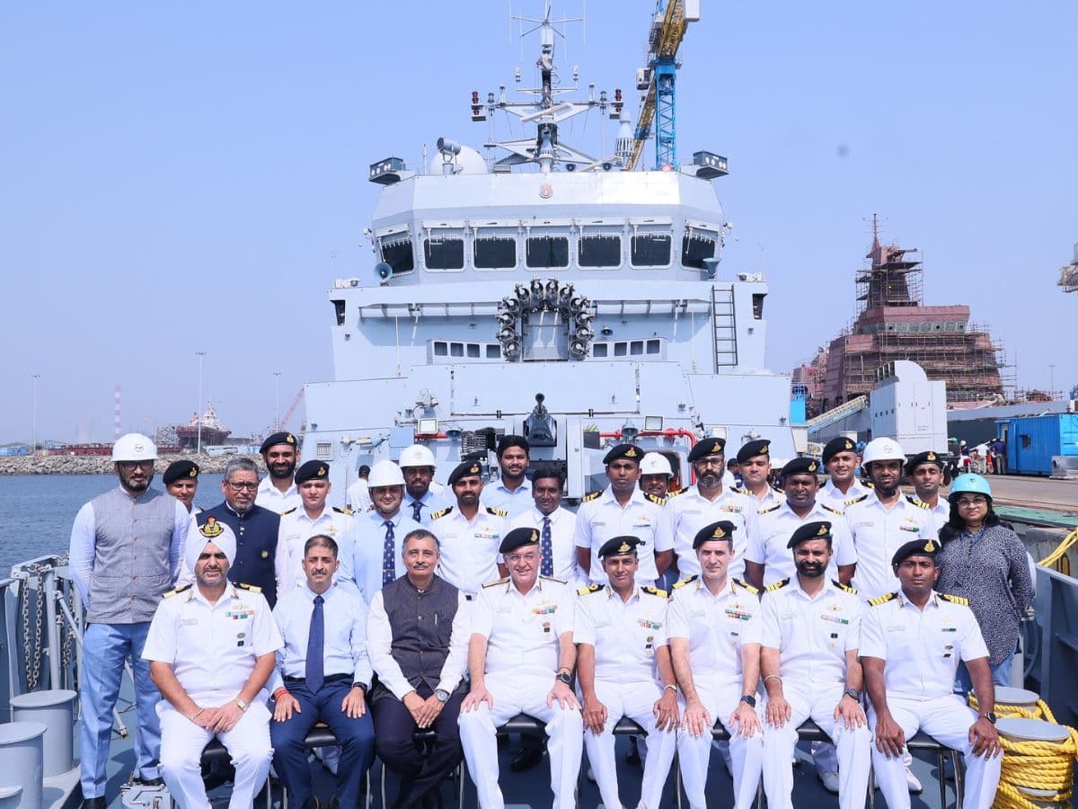 GRSE delivers first ASW Shallow Water Craft Arnala to Indian Navy