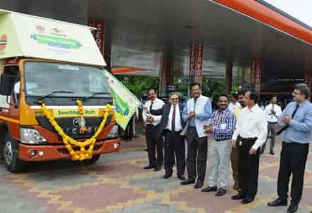 Indian Oil Corporation Flagging off Swachhta Rath in Chennai