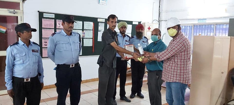 Hindustan Copper Limited Distributes Face masks