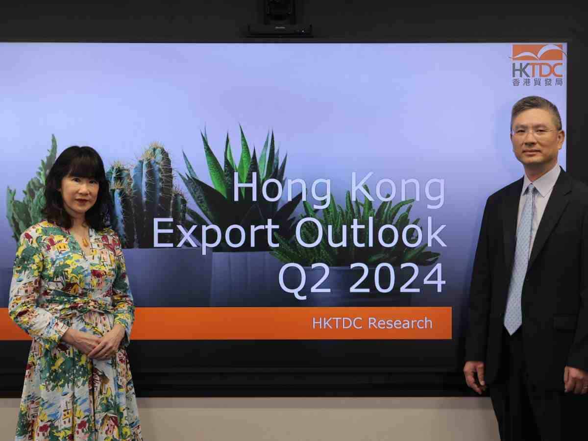 HKTDC Export Confidence Index 2Q24: 2024 trade growth forecast upwardly revised to 9-11%