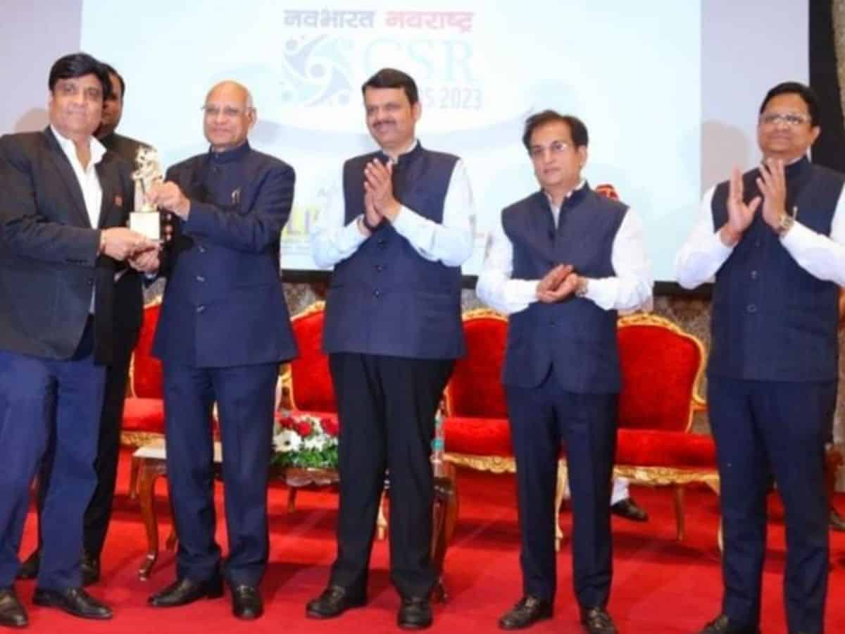 HPCL's ED,CSR Honored as CSR Hero for Empowering Girl Child #Nanhikali with Education