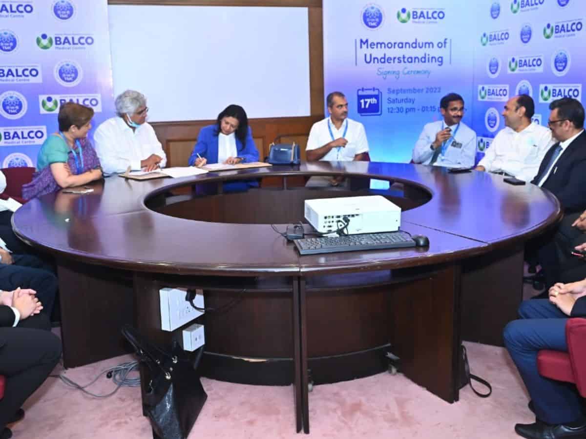 Tata Memorial Centre signs MoU with Vedanta BALCO Medical Centre