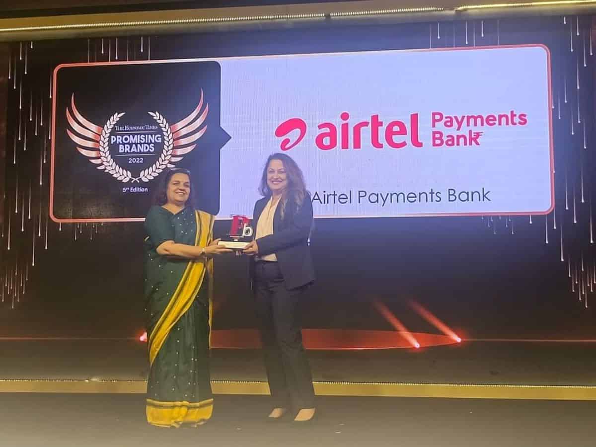 Airtel Payments Bank awarded ET Promising Brands 2022 recognition