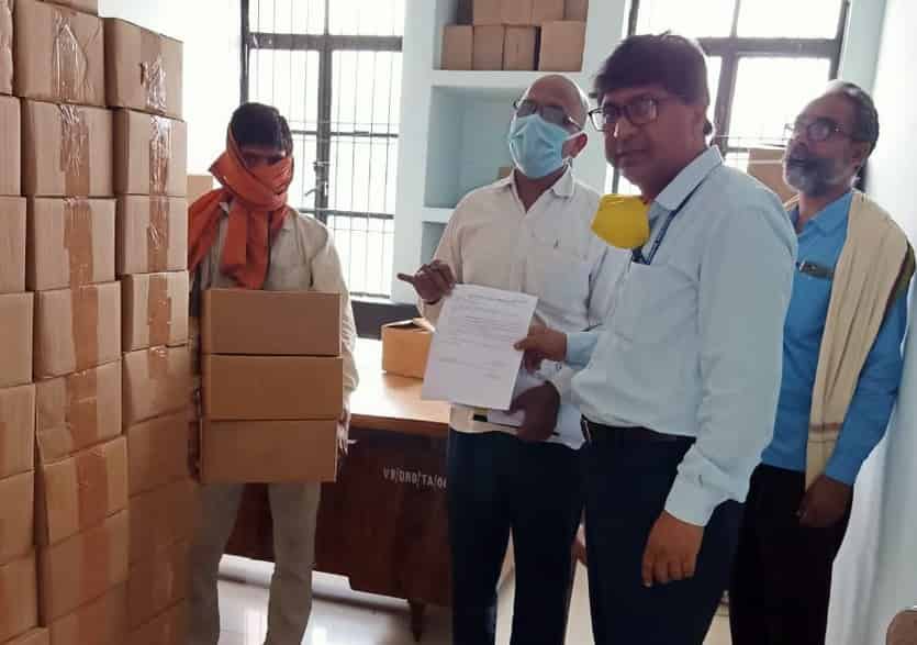 NCL handed over 25000 sanitizer bottles