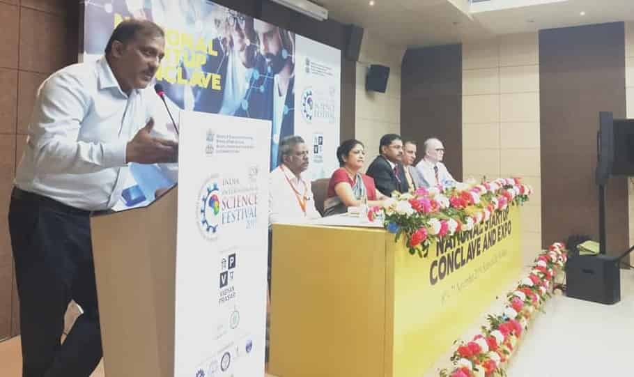 Dr H Purushotham CMD NRDC attended the IISF 2019 at Kolkata