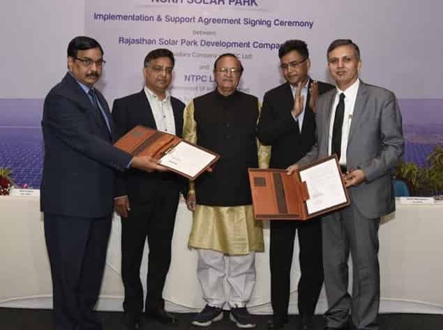NTPC will develop the solar projects in Jaisalmer