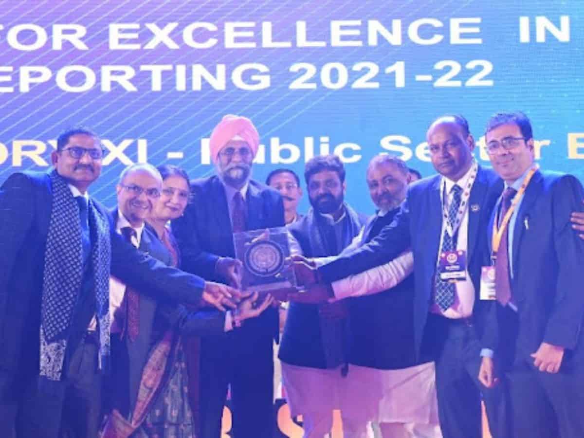 PFC bestowed with Gold Shield in ‘ICAI Awards for Excellence in Financial Reporting 2021-22’