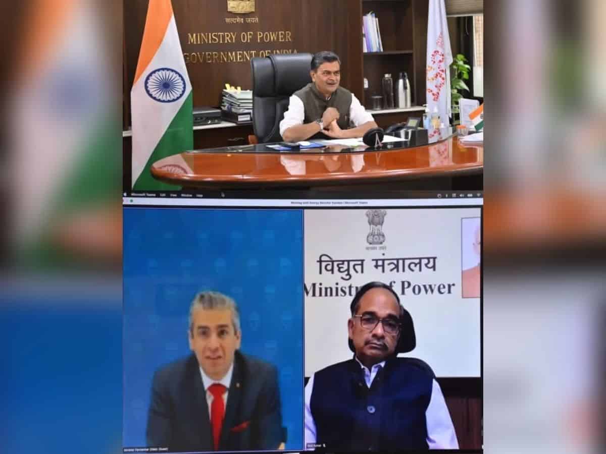 R K Singh discussed collaboration areas with Sweden's Energy Minister