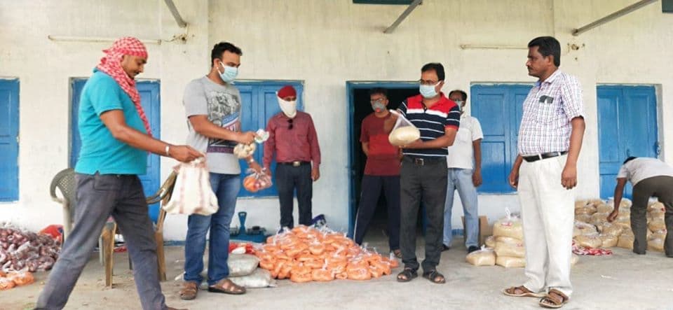 Hindustan Copper Limited provide general provision items to poor families