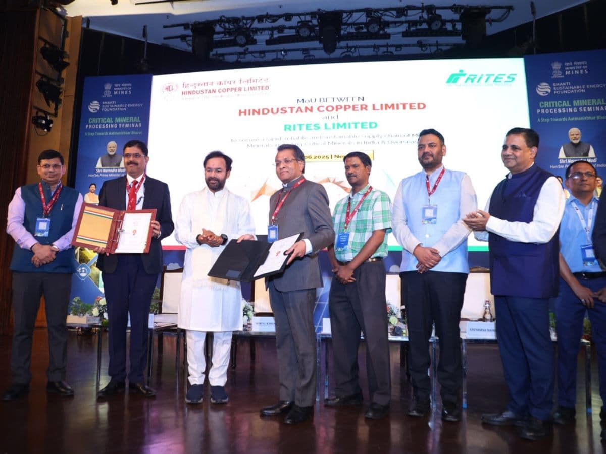 RITES & HCL sign MoU to develop ‘critical’ mineral supply chain
