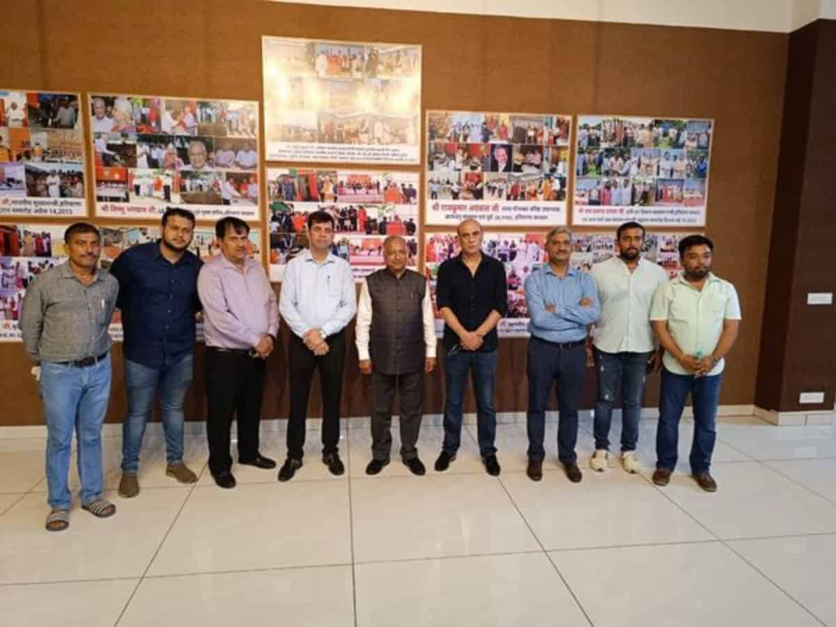 NBCC laid foundation stone for construction of shelter rooms for cowsevaks under CSR