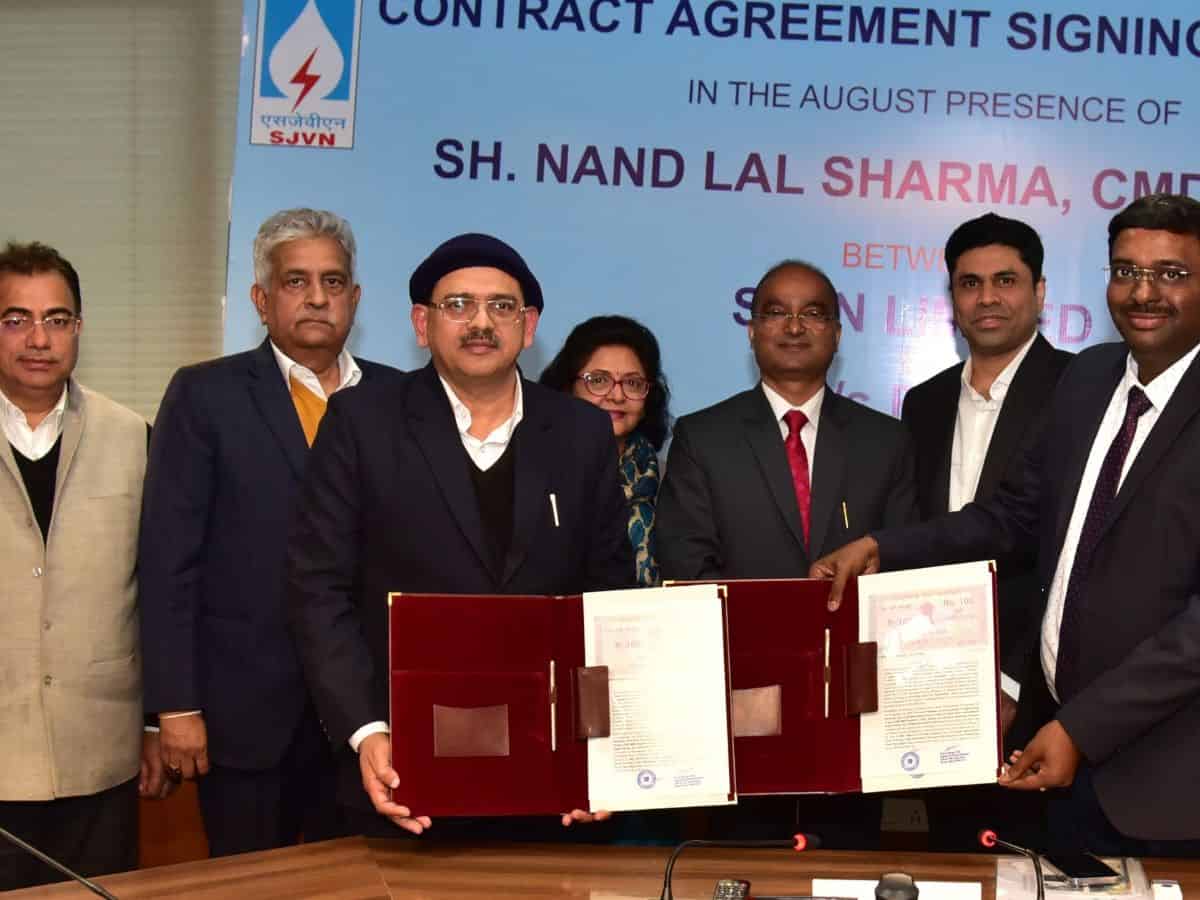 SJVN signs EPC Contract Agreement for 382 MW Sunni Dam Hydro Project