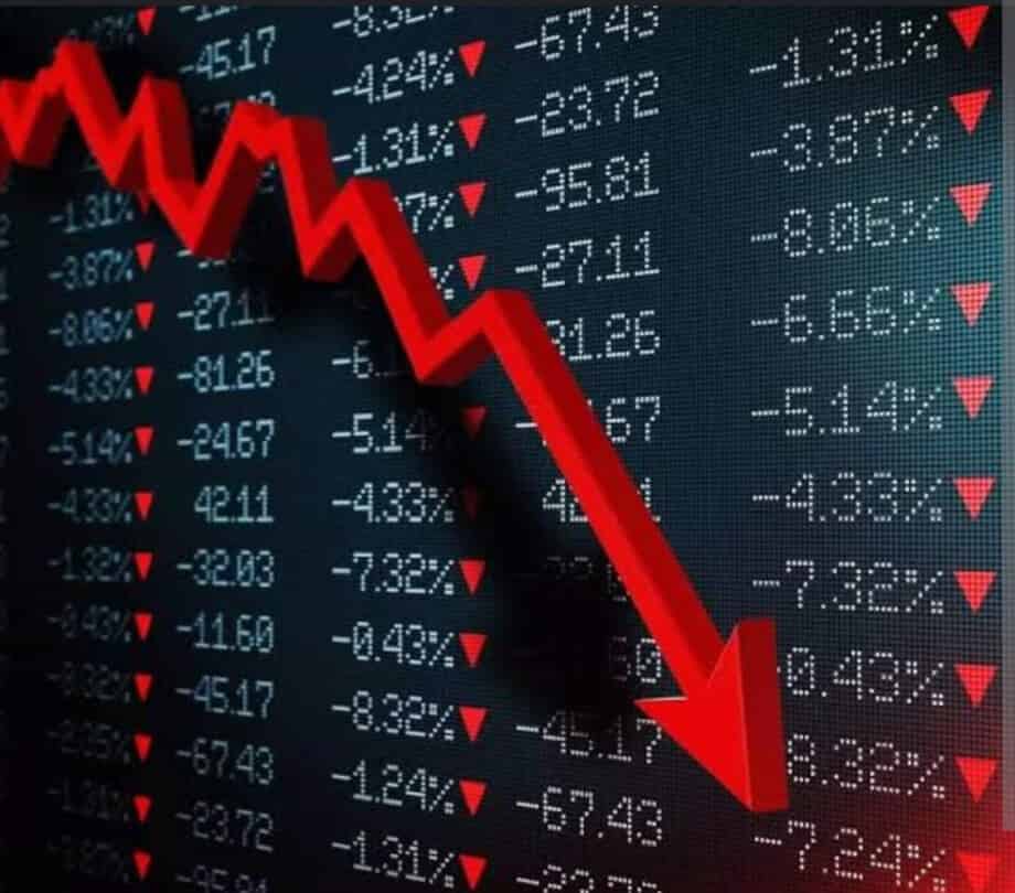 Stock Market crashed yesterday with major losses