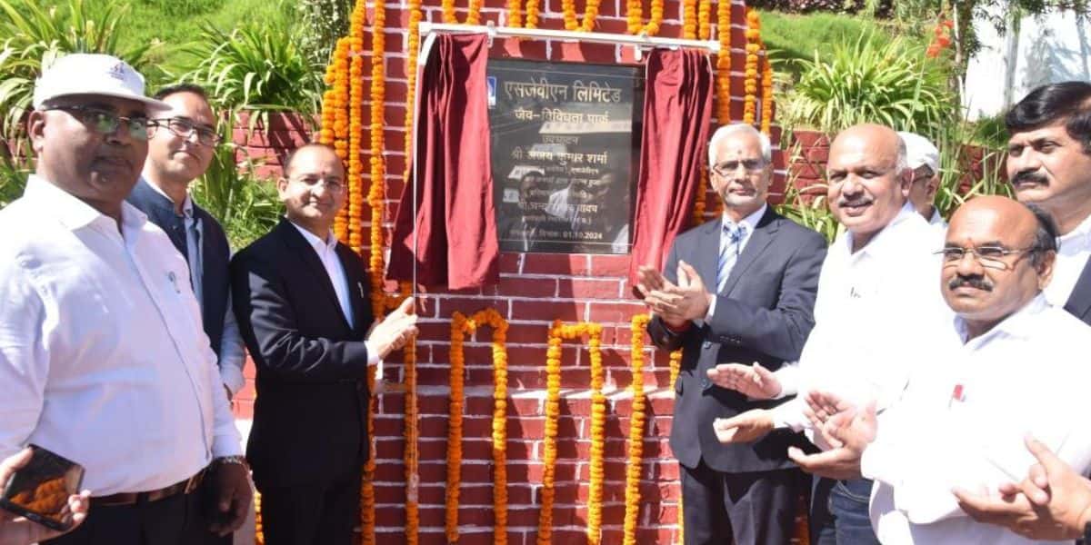 Ajay Kumar Sharma Director Personnel, SJVN inaugurated Biodiversity Park