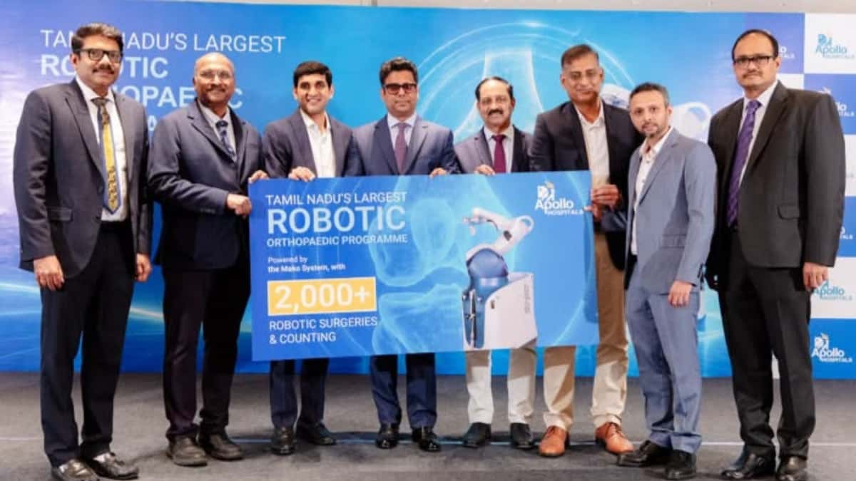 Apollo Hospitals Greams Road Crosses 2,000 Robotic-Assisted Orthopaedic Surgeries, Marks TN’s Largest Orthopaedic Robotic Programme