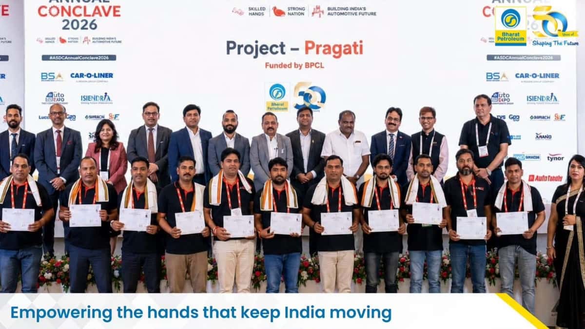 BPCL Project Pragati Trains 10,000 Mechanics; Milestone Celebrated with Union Minister