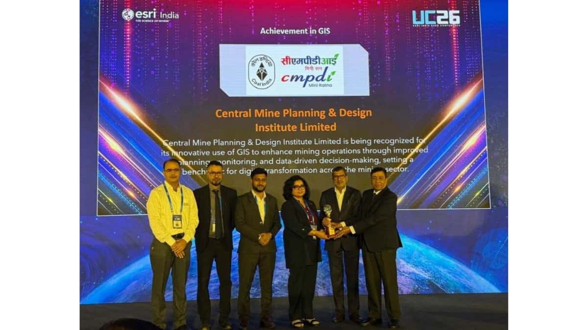 CMPDI Honoured at Esri India User Conference 2026 for GIS Innovations