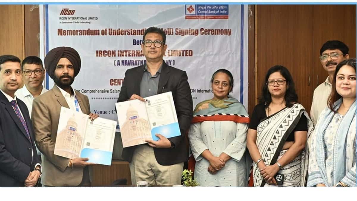 Central Bank of India Signs MoU with IRCON for Salary Accounts Across India