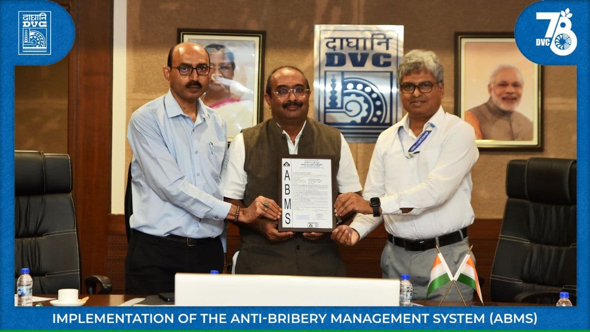 DVC Awarded ISO 37001 Certification for Anti-Bribery Management System