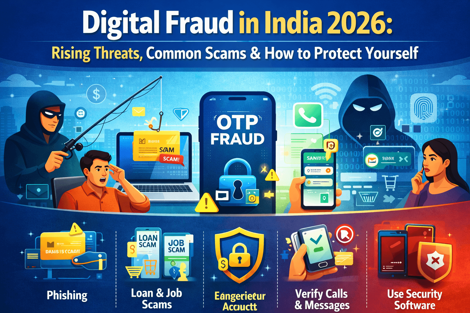 Digital Fraud in India 2026: Rising Threats, Common Scams & How to Protect Yourself