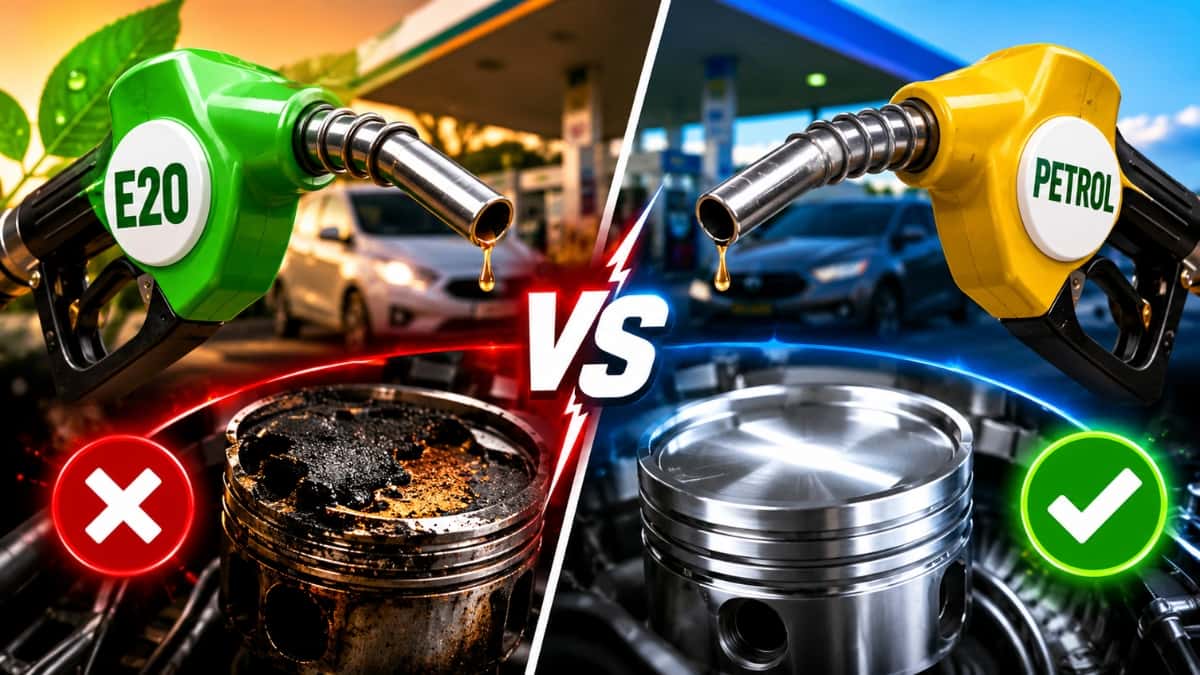 E20 Petrol vs Normal Petrol: Mileage Drop, Engine Damage & Full Truth in India 2026